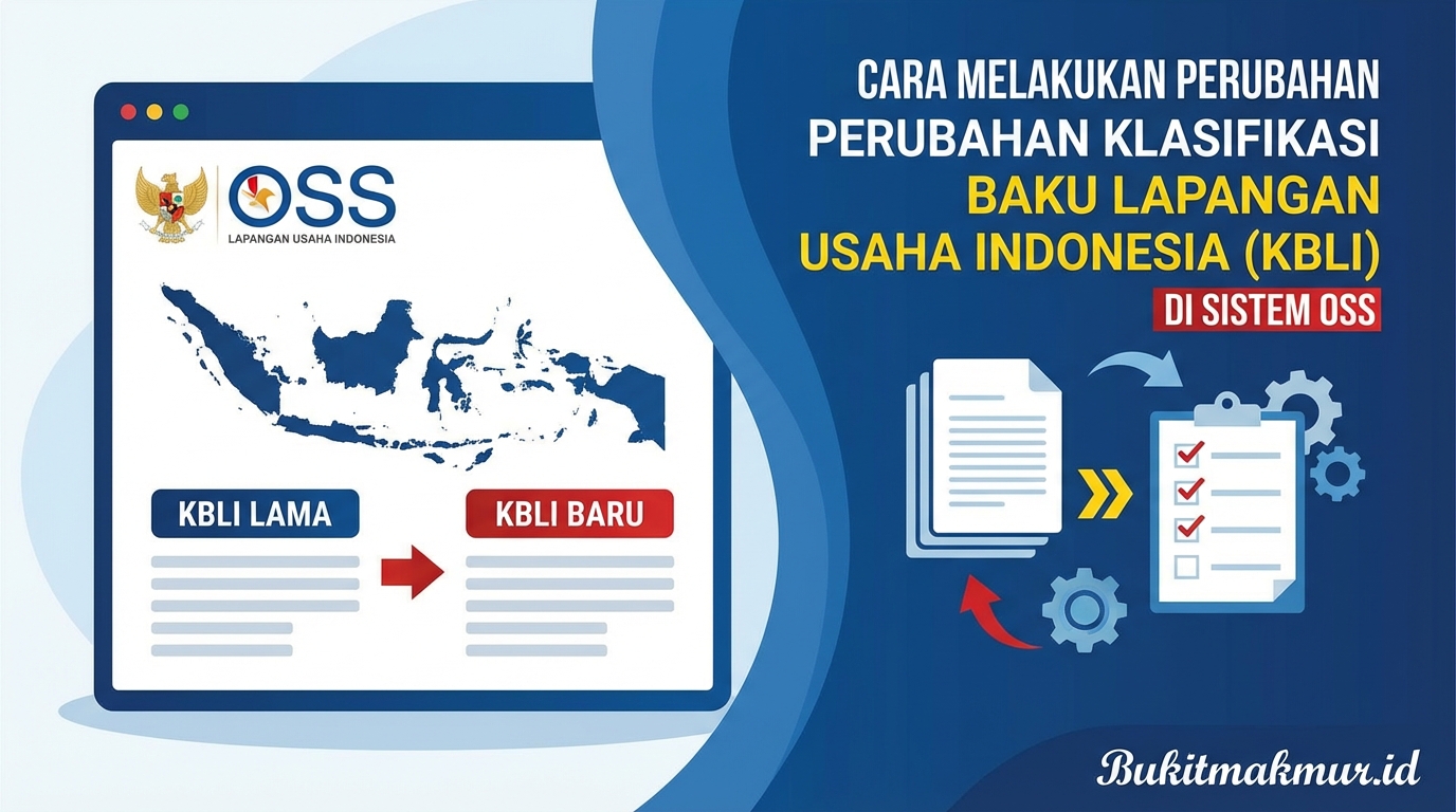 Cara Melakukan Perubahan Klasifikasi Baku Lapangan Usaha Indonesia (KBLI) di Sistem OSS