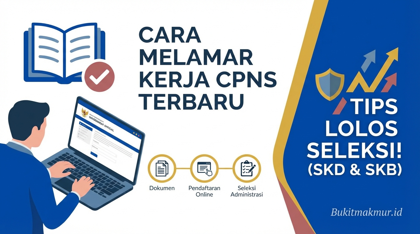 Cara Melamar Kerja CPNS Terbaru Lengkap dengan Tips Lolos Seleksi!