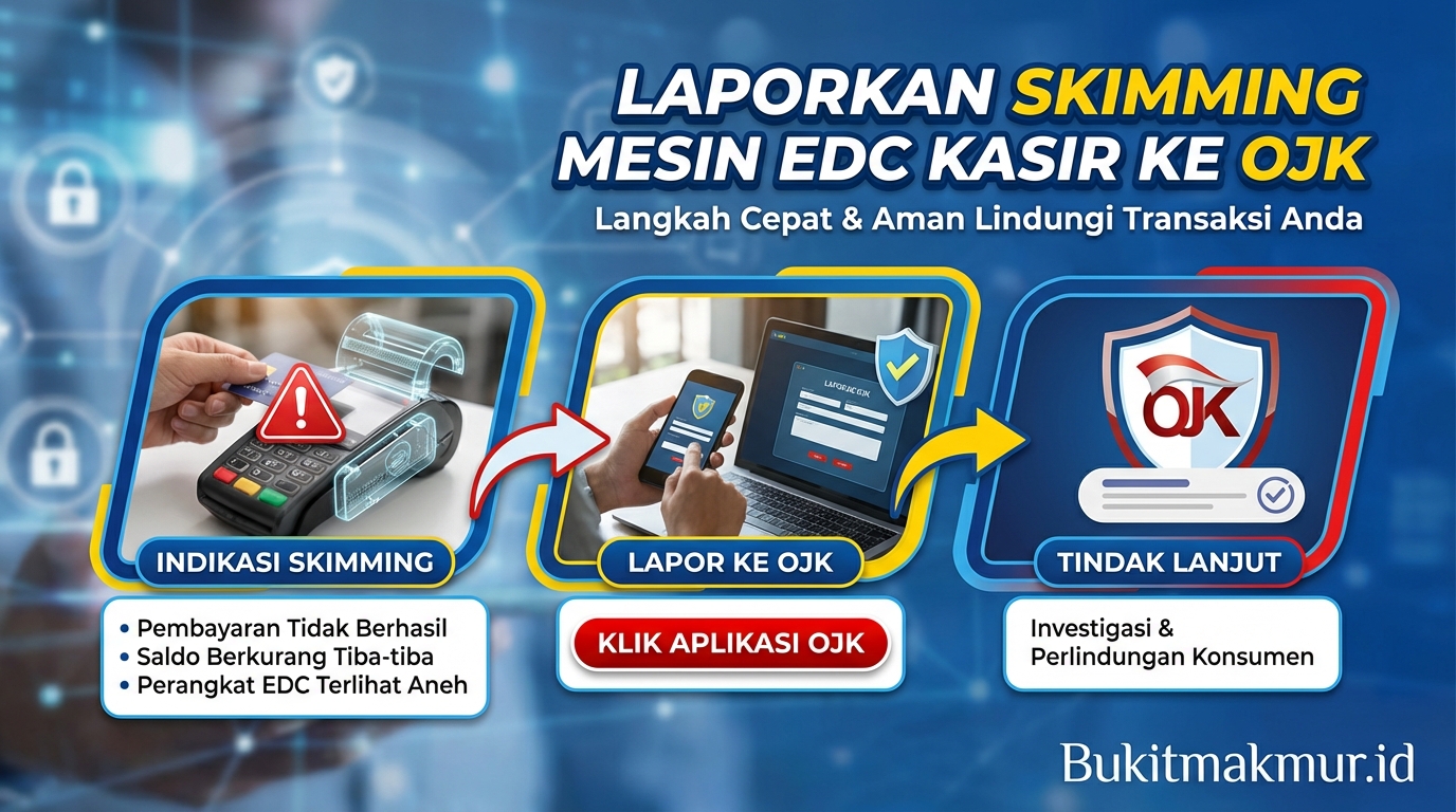 Cara Melaporkan Kasus Skimming Mesin EDC Kasir ke OJK