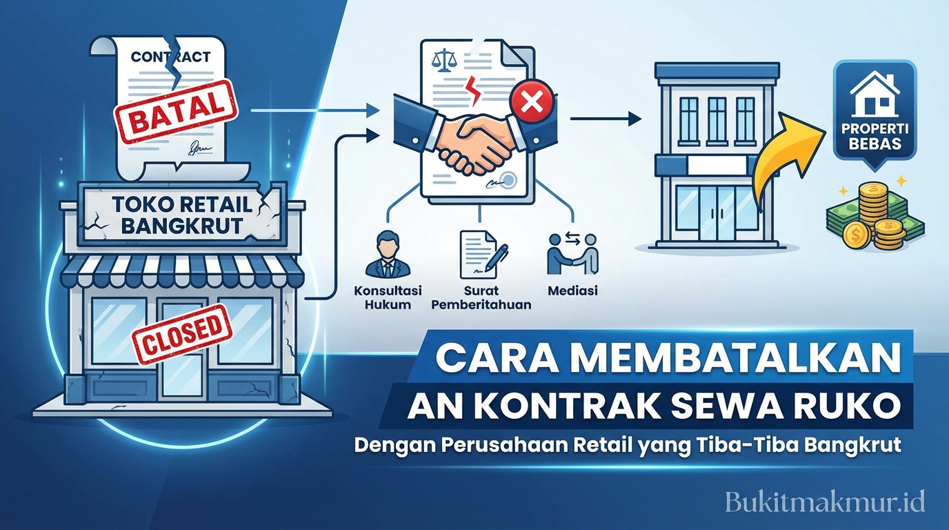 Cara Membatalkan Kontrak Sewa Ruko dengan Perusahaan Retail yang Tiba-Tiba Bangkrut