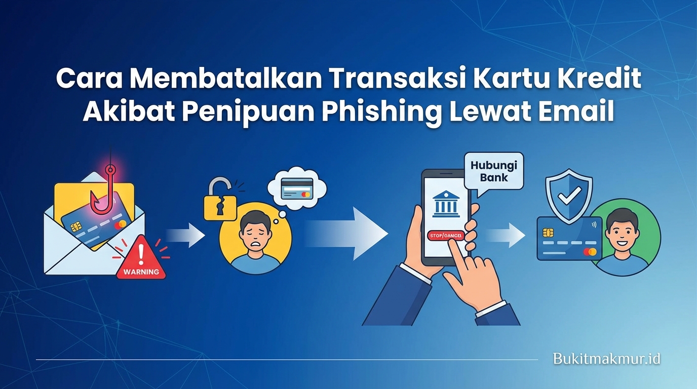 Cara Membatalkan Transaksi Kartu Kredit Akibat Penipuan Phishing Lewat Email