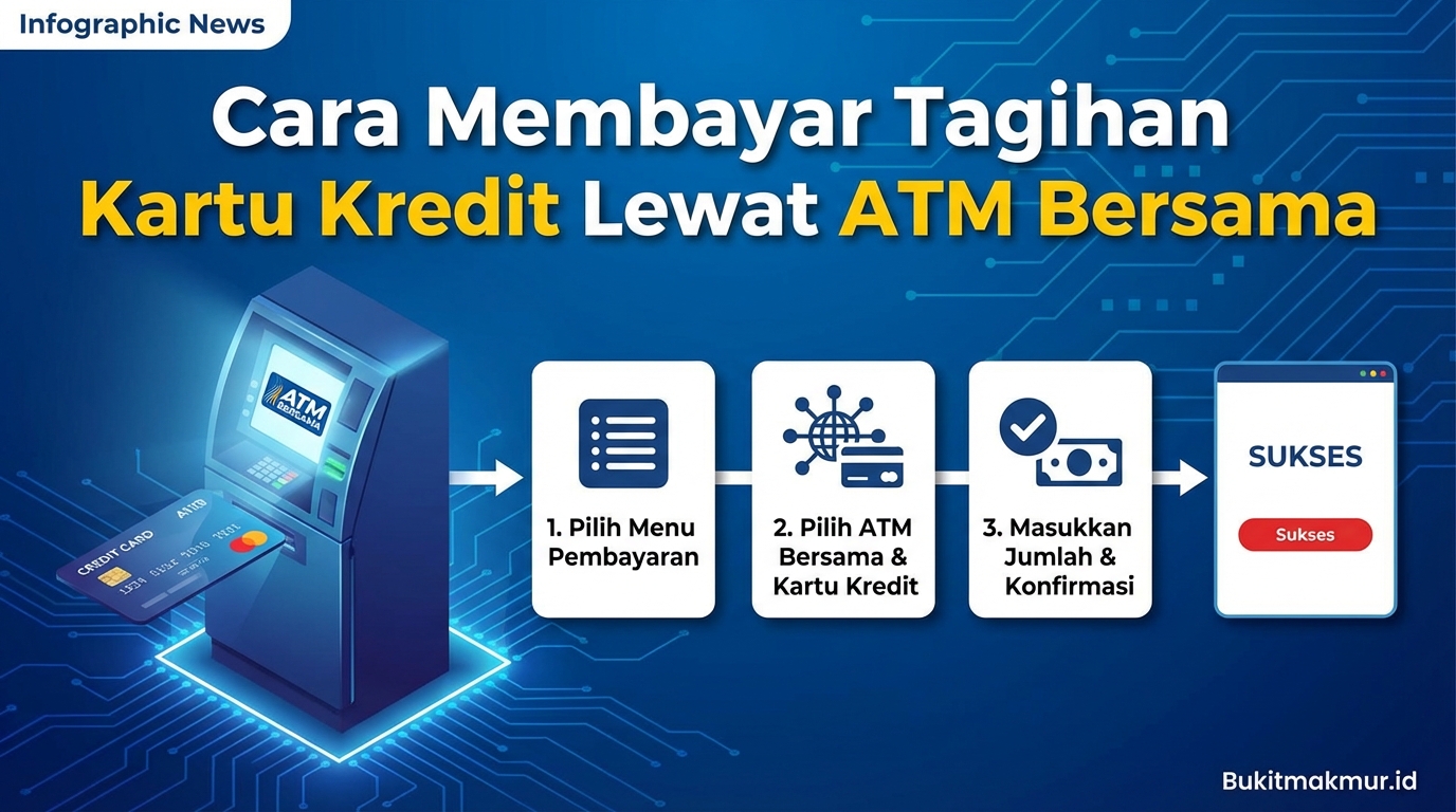 Cara Membayar Tagihan Kartu Kredit Lewat ATM Bersama
