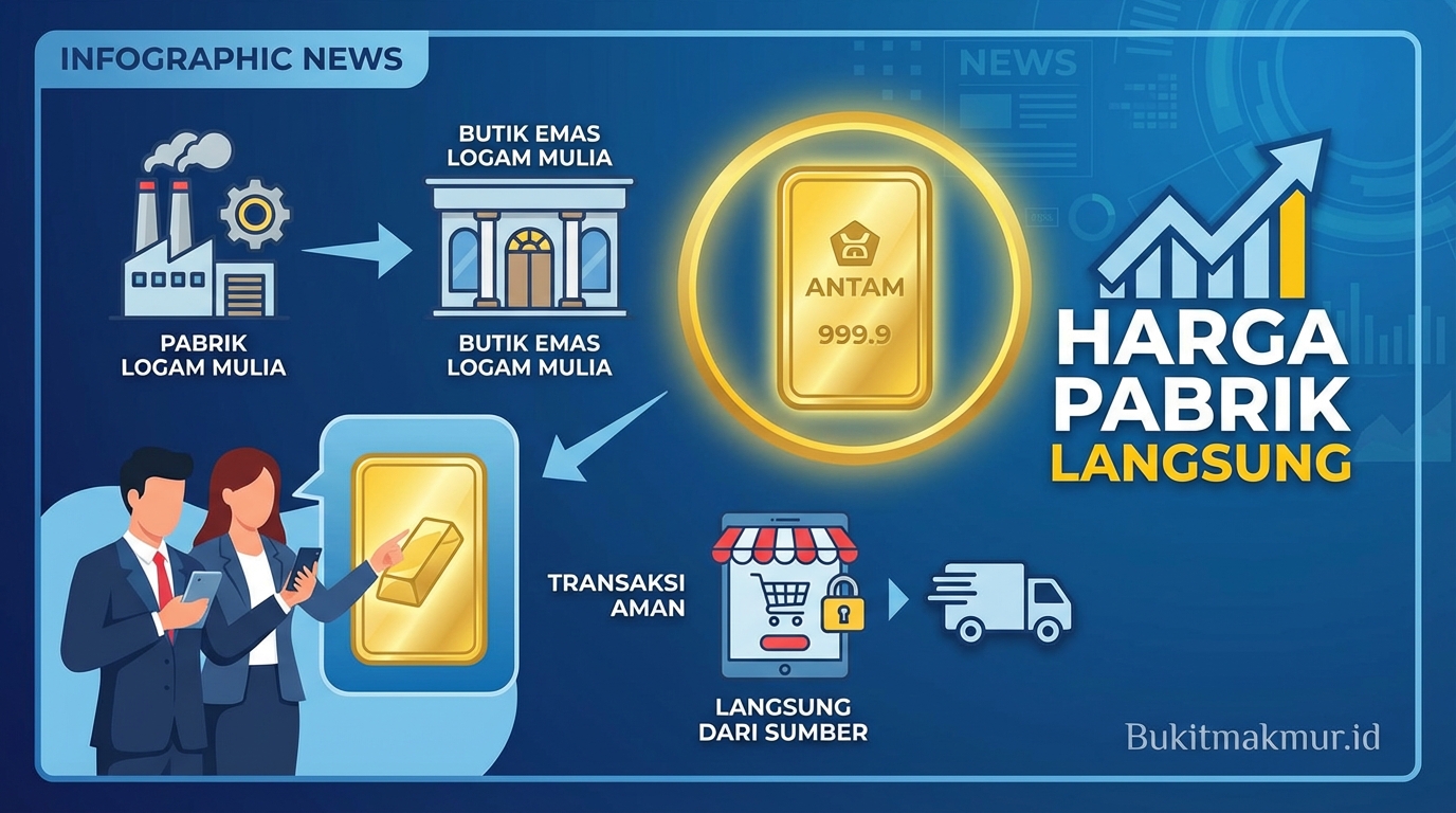 Cara Membeli Emas Batangan Antam Harga Pabrik Langsung dari Butik Emas Logam Mulia