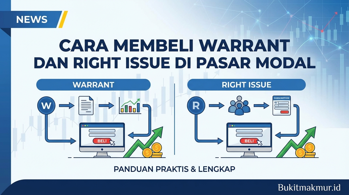 Cara Membeli Warrant dan Right Issue di Pasar Modal