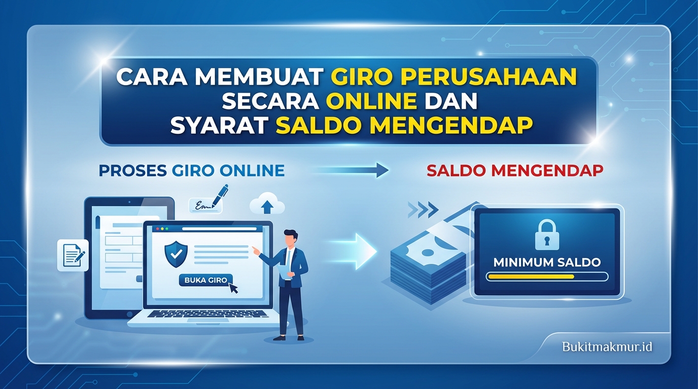 Cara Membuat Giro Perusahaan Secara Online dan Syarat Saldo Mengendap