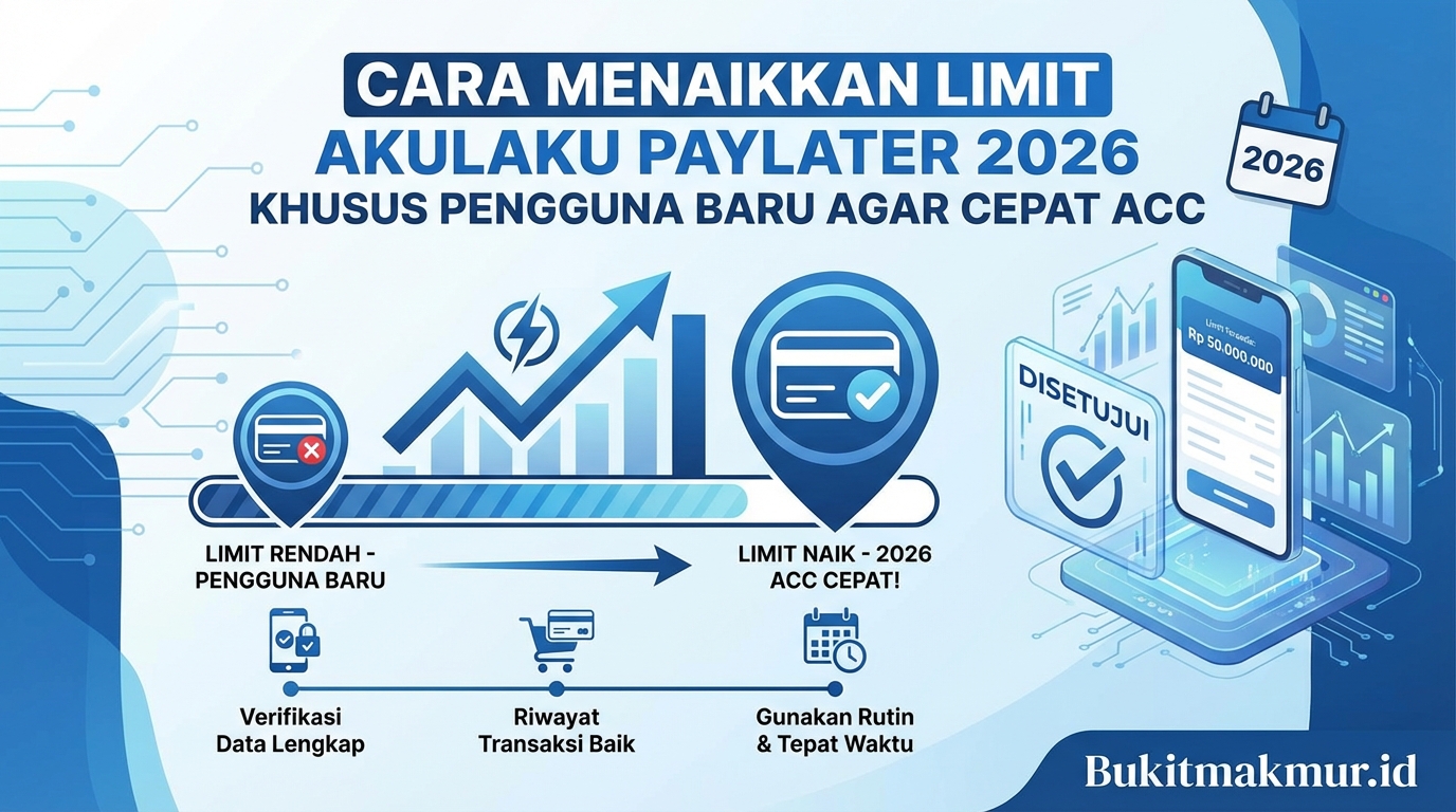 Cara Menaikkan Limit Akulaku Paylater 2026 Khusus Pengguna Baru Agar Cepat ACC