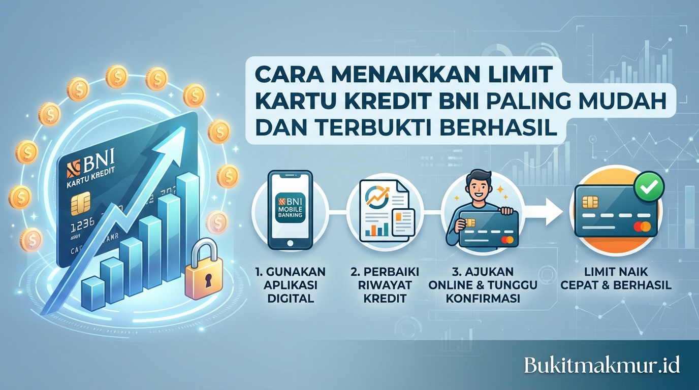 Cara Menaikkan Limit Kartu Kredit BNI Paling Mudah dan Terbukti Berhasil