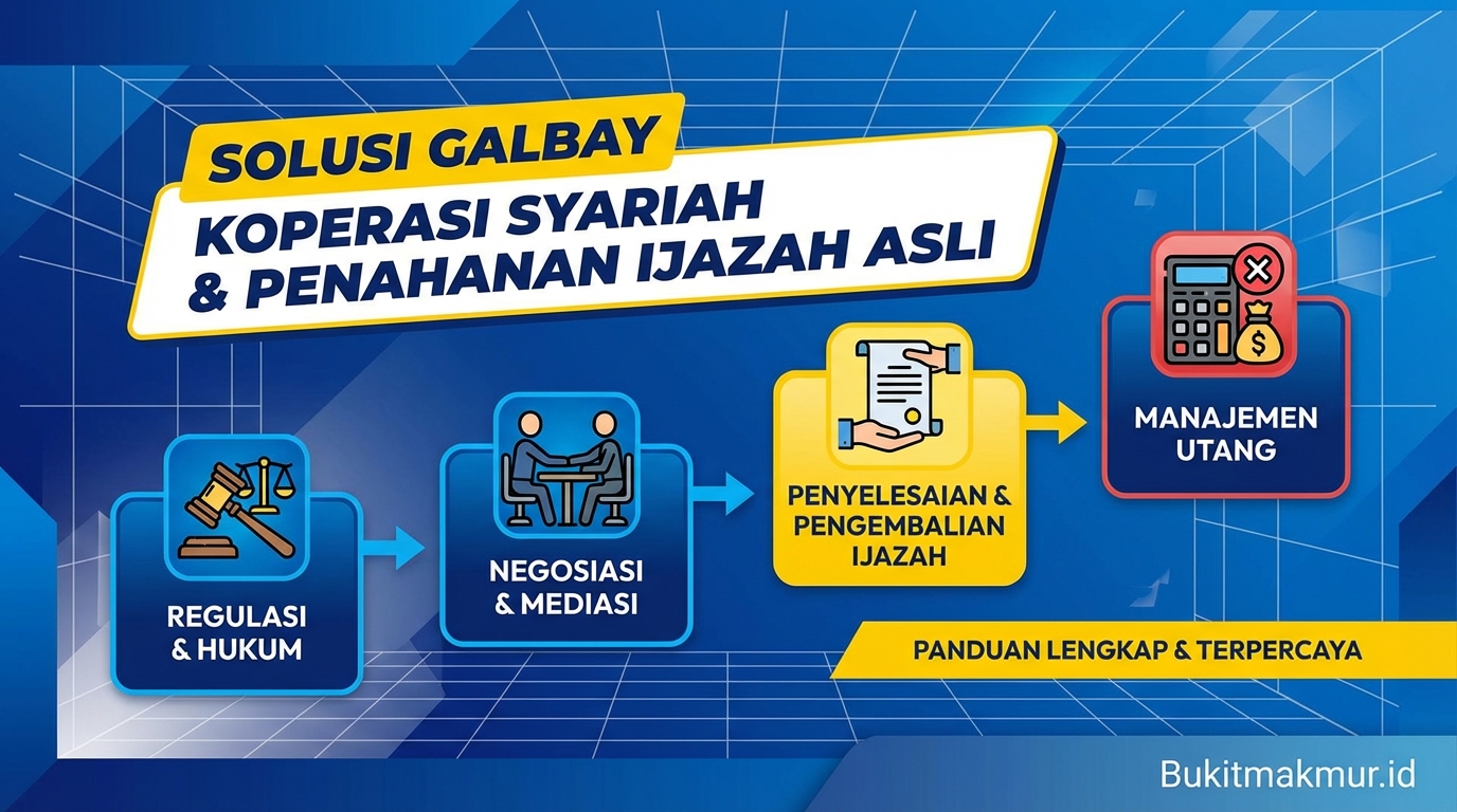 Cara Menangani Gagal Bayar (Galbay) Pinjaman Koperasi Syariah yang Menahan Ijazah Asli