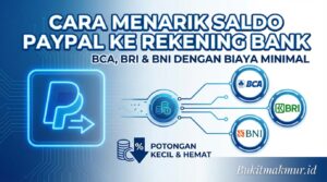 Cara Menarik Saldo PayPal ke Rekening Bank BCA BRI dan BNI Potongan Kecil