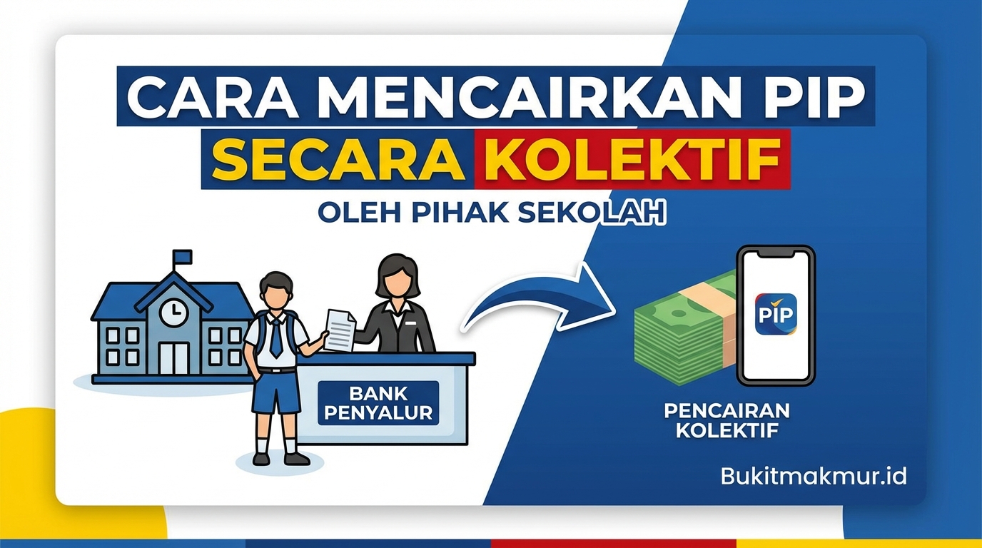 Cara Mencairkan PIP Secara Kolektif oleh Pihak Sekolah
