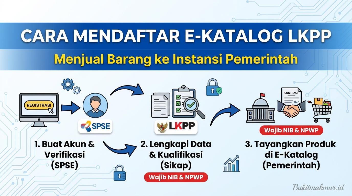 Cara Mendaftar E-Katalog LKPP untuk Menjual Barang ke Instansi Pemerintah
