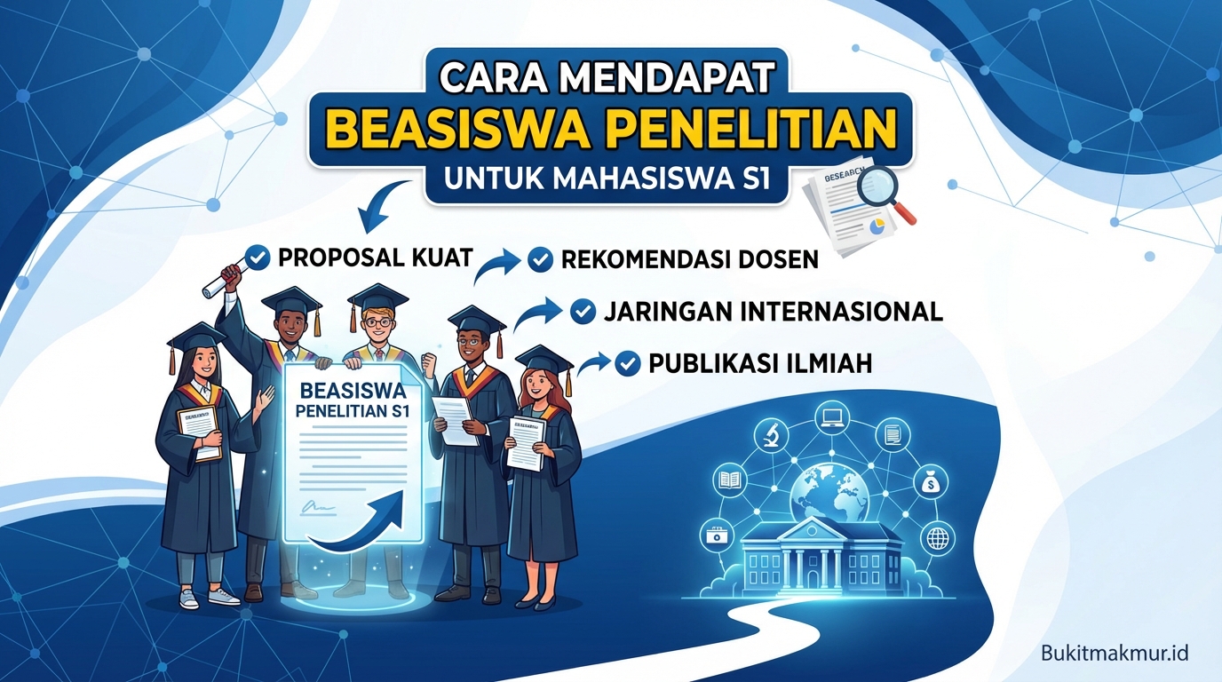 Cara Mendapat Beasiswa Penelitian untuk Mahasiswa S1