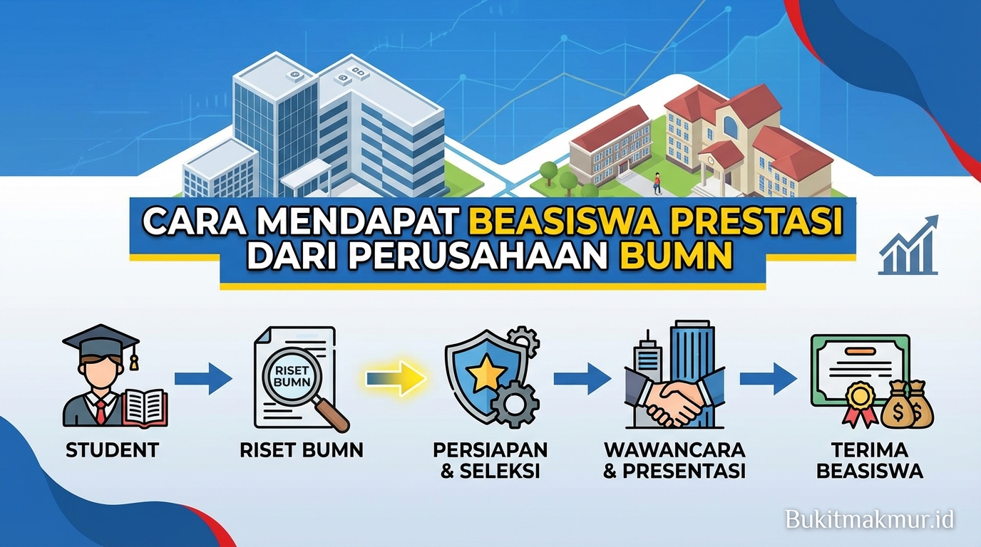 Cara Mendapat Beasiswa Prestasi dari Perusahaan BUMN