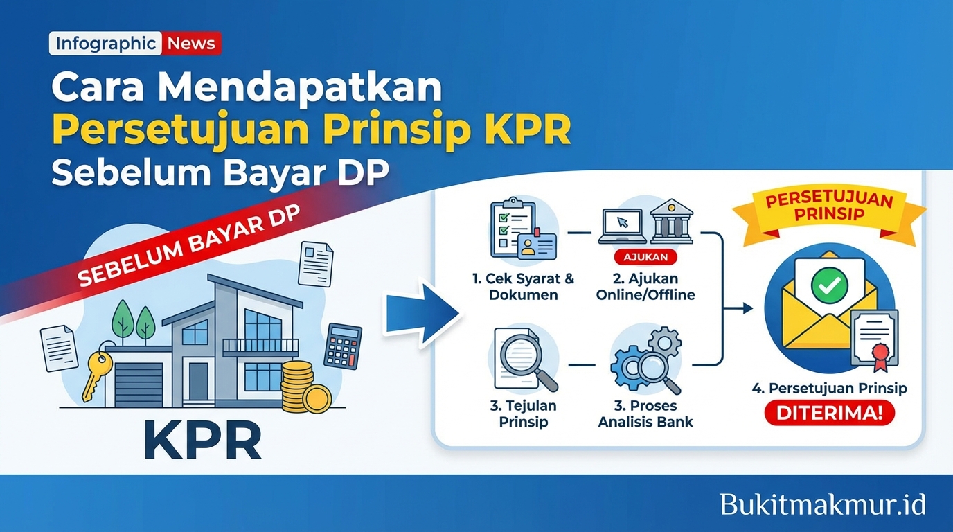 Cara Mendapatkan Persetujuan Prinsip KPR Sebelum Bayar DP
