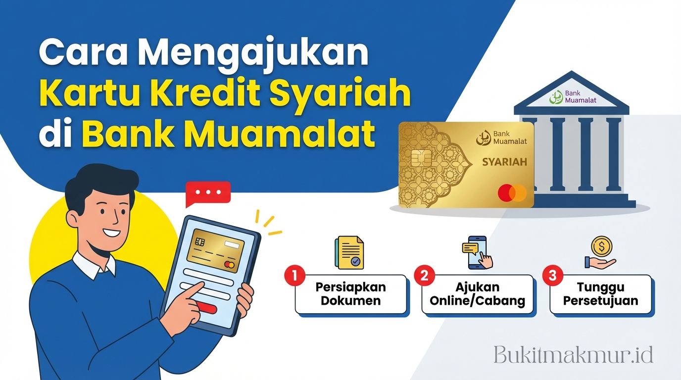 Cara Mengajukan Kartu Kredit Syariah di Bank Muamalat
