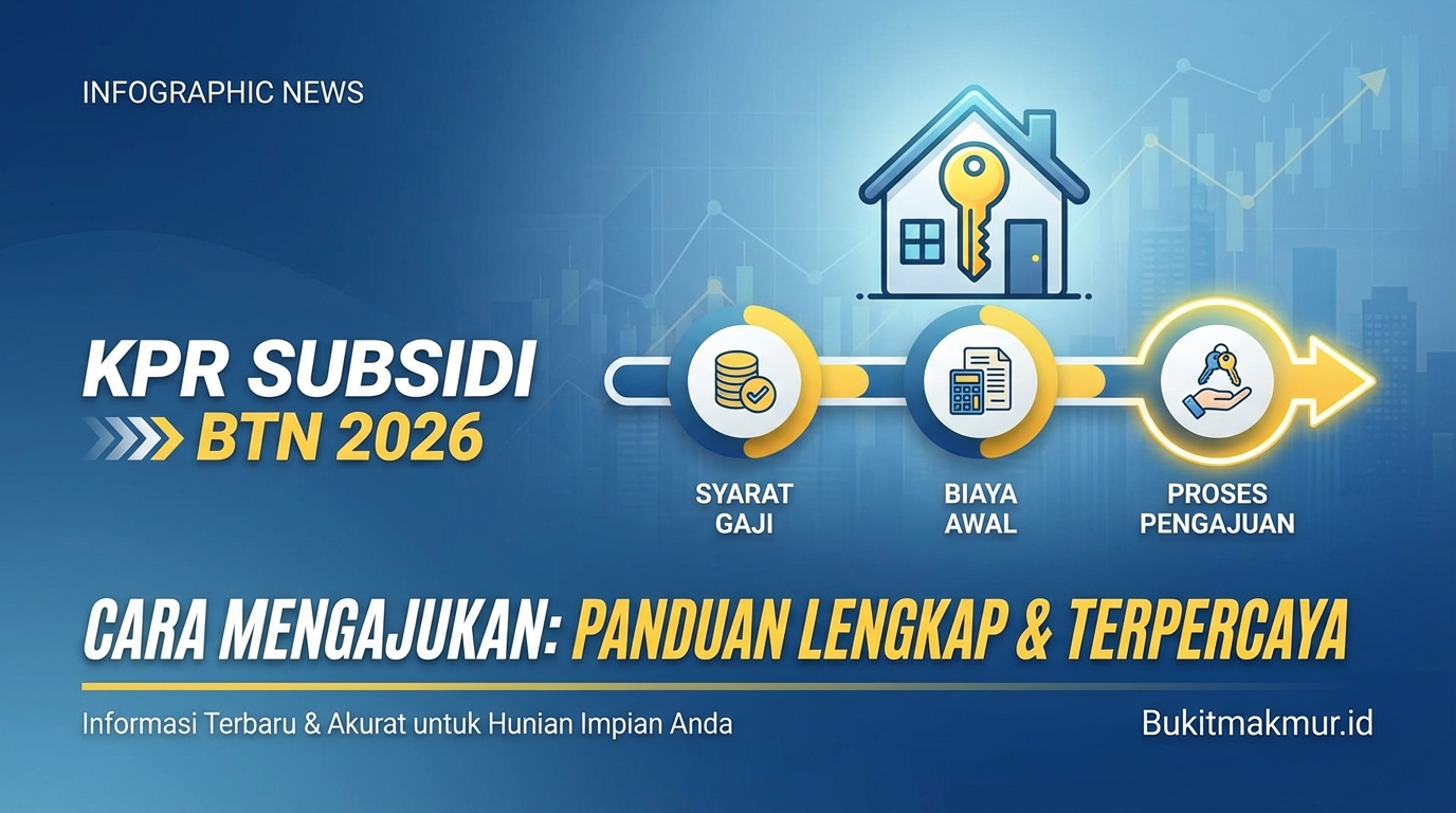 Cara Mengajukan KPR BTN Subsidi 2026 Syarat Gaji dan Biaya Awal