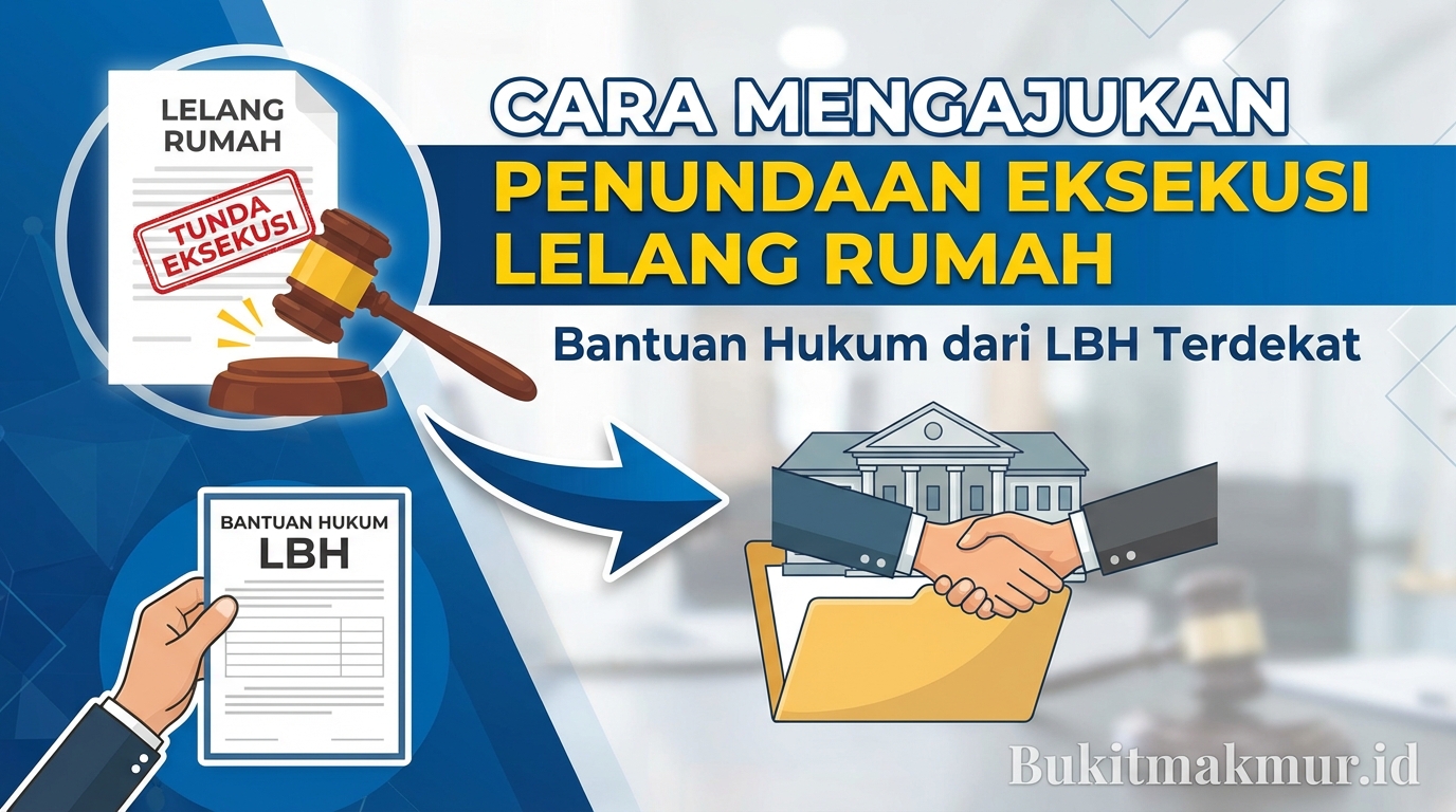 Cara Mengajukan Penundaan Eksekusi Lelang Rumah Bantuan Hukum dari LBH Terdekat