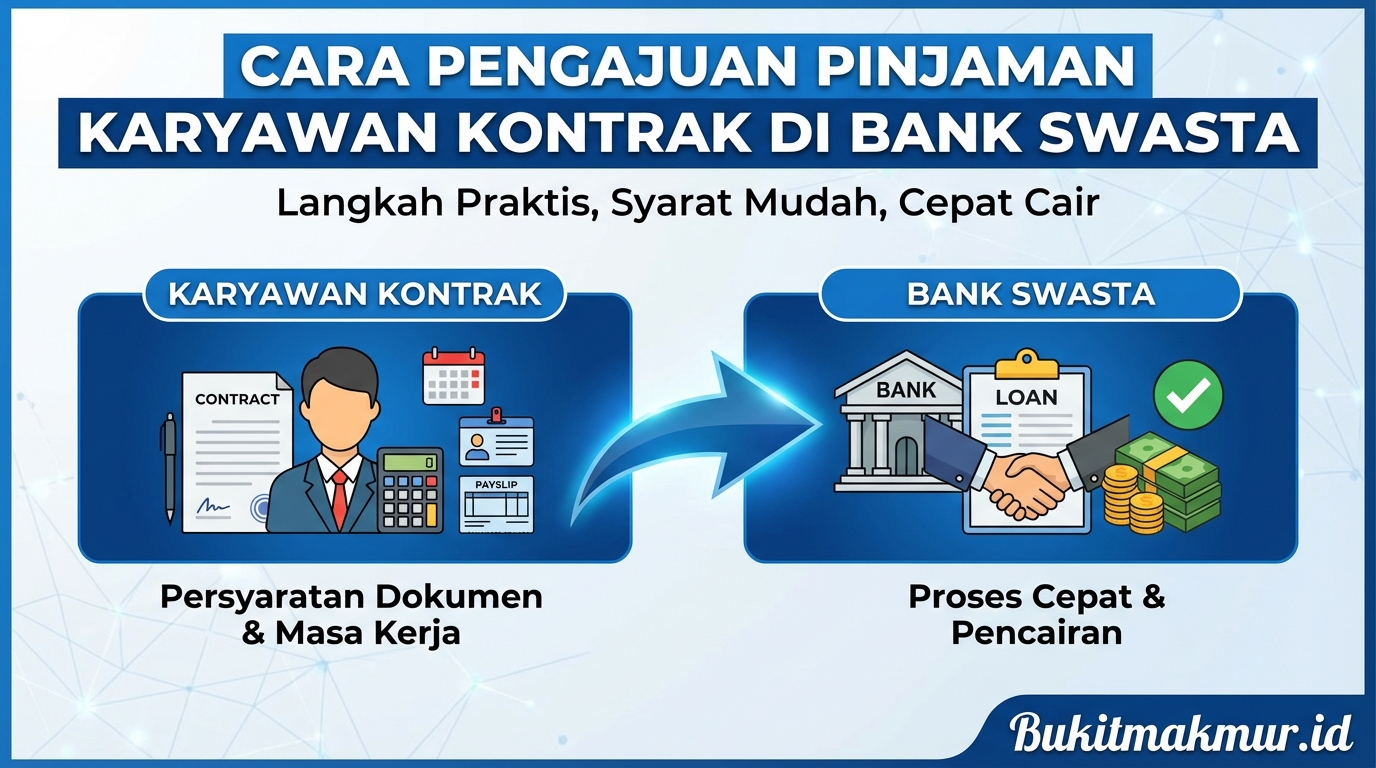 Cara Mengajukan Pinjaman Karyawan Kontrak di Bank Swasta