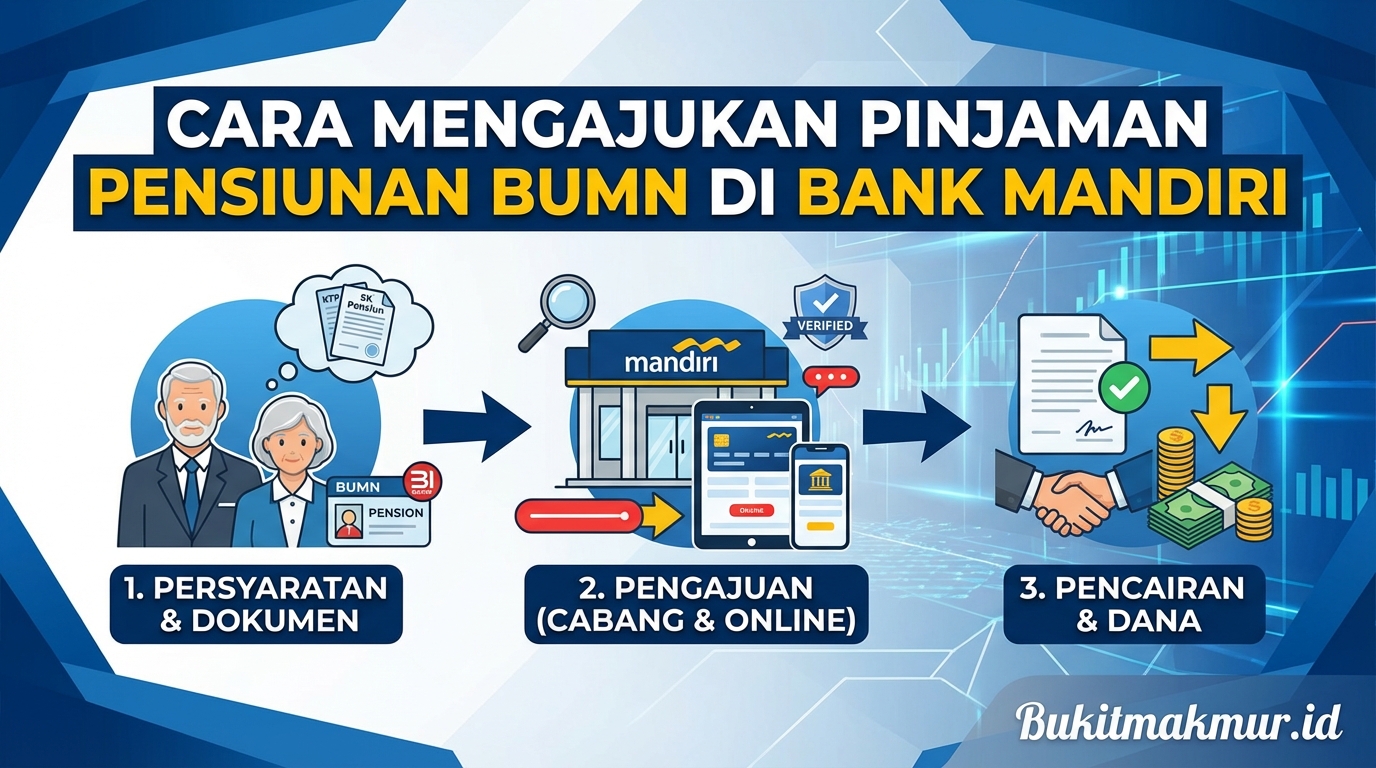 Cara Mengajukan Pinjaman Pensiunan BUMN di Bank Mandiri