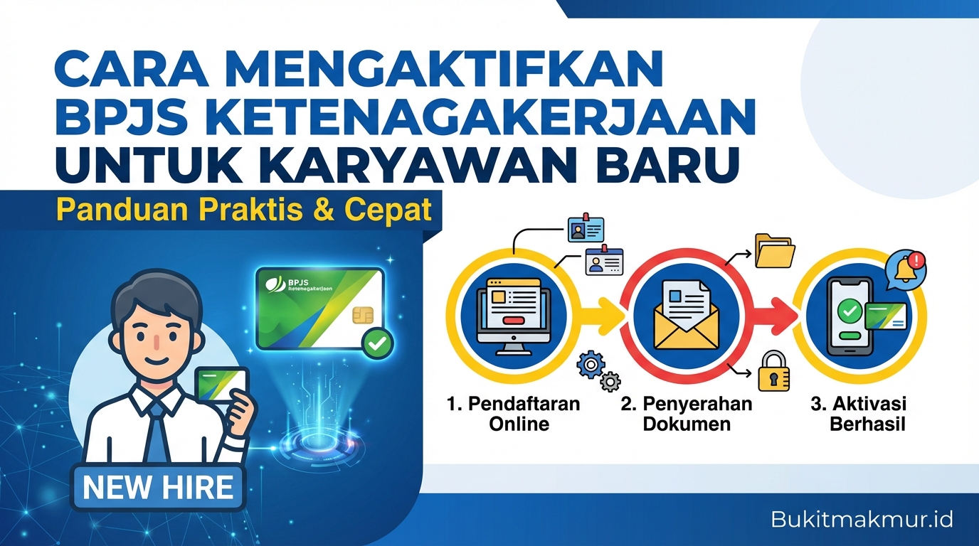 Cara Mengaktifkan BPJS Ketenagakerjaan untuk Karyawan Baru