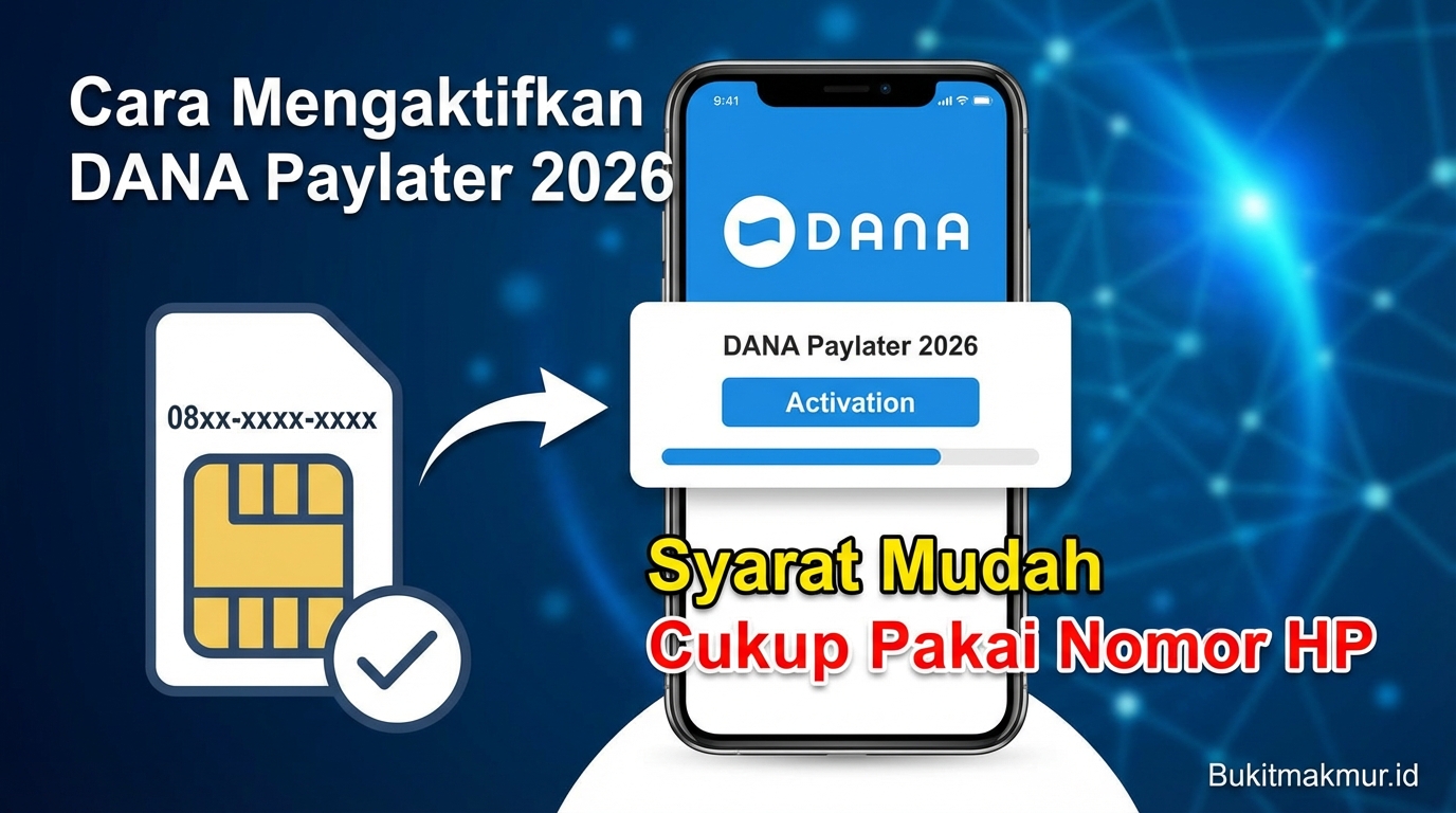 Cara Mengaktifkan DANA Paylater 2026 Syarat Mudah Cukup Pakai Nomor HP