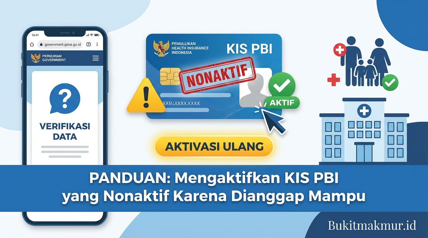 Cara Mengaktifkan KIS PBI yang Nonaktif Karena Dianggap Mampu