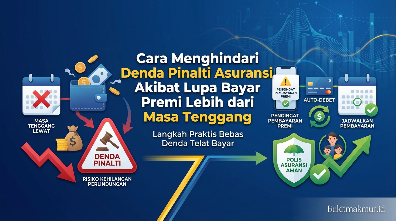 Cara Menghindari Denda Pinalti Asuransi Akibat Lupa Bayar Premi Lebih dari Masa Tenggang