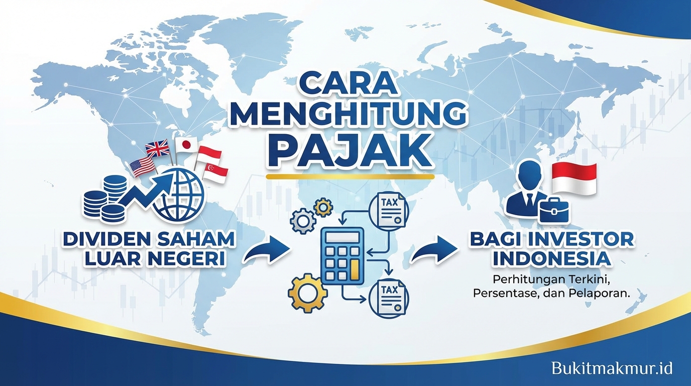 Cara Menghitung Pajak Dividen Saham Luar Negeri bagi Investor Indonesia