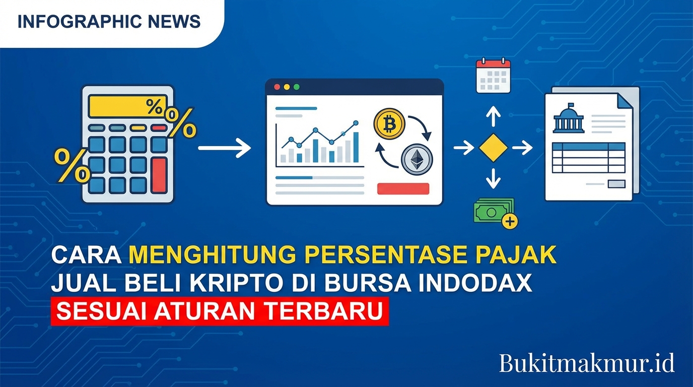 Cara Menghitung Persentase Pajak Jual Beli Kripto di Bursa Indodax Sesuai Aturan Terbaru