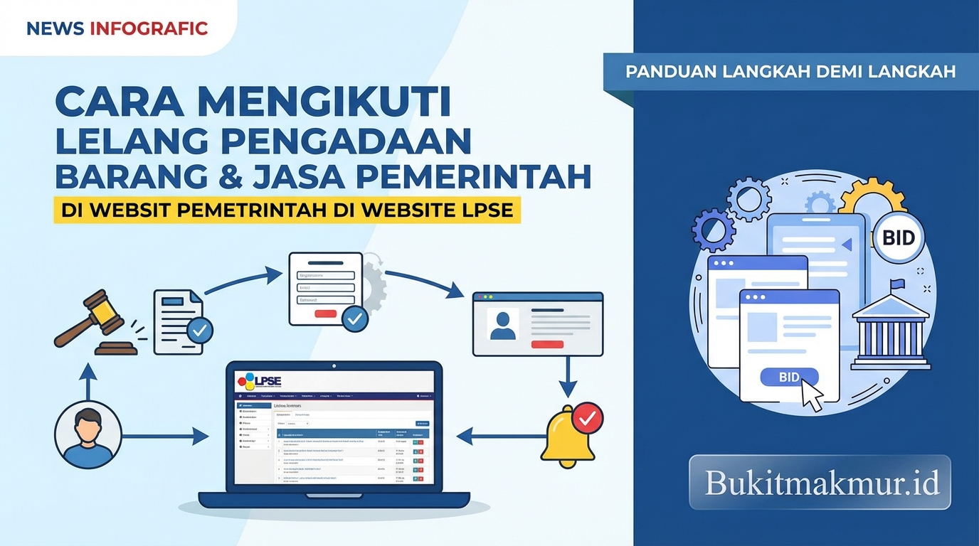 Cara Mengikuti Lelang Pengadaan Barang dan Jasa Pemerintah di Website LPSE