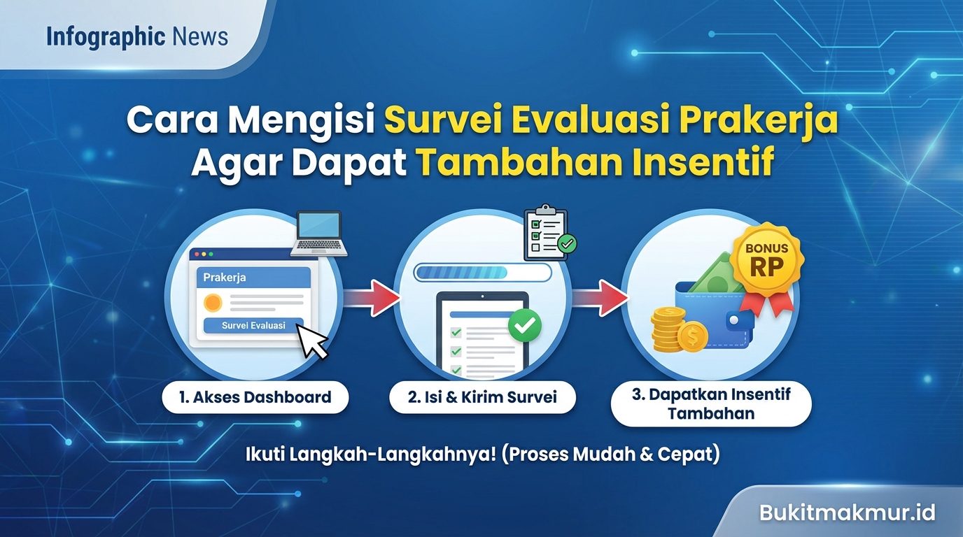Cara Mengisi Survei Evaluasi Prakerja Agar Dapat Tambahan Insentif