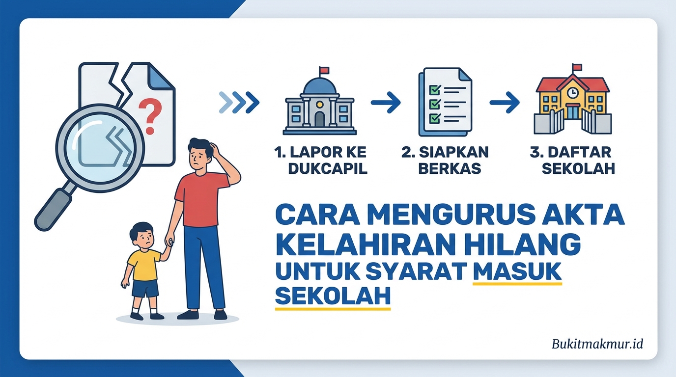 Cara Mengurus Akta Kelahiran Hilang untuk Syarat Masuk Sekolah
