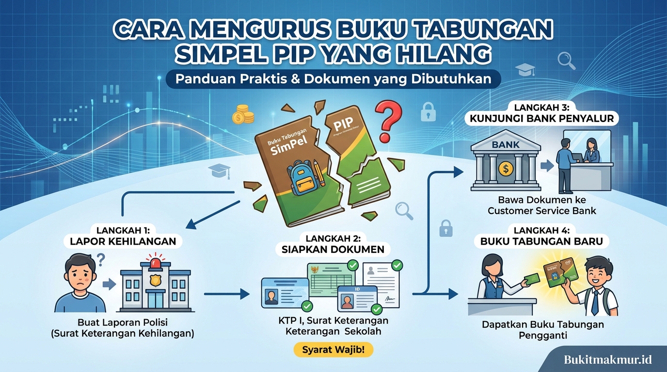 Cara Mengurus Buku Tabungan SimPel PIP yang Hilang di Bank