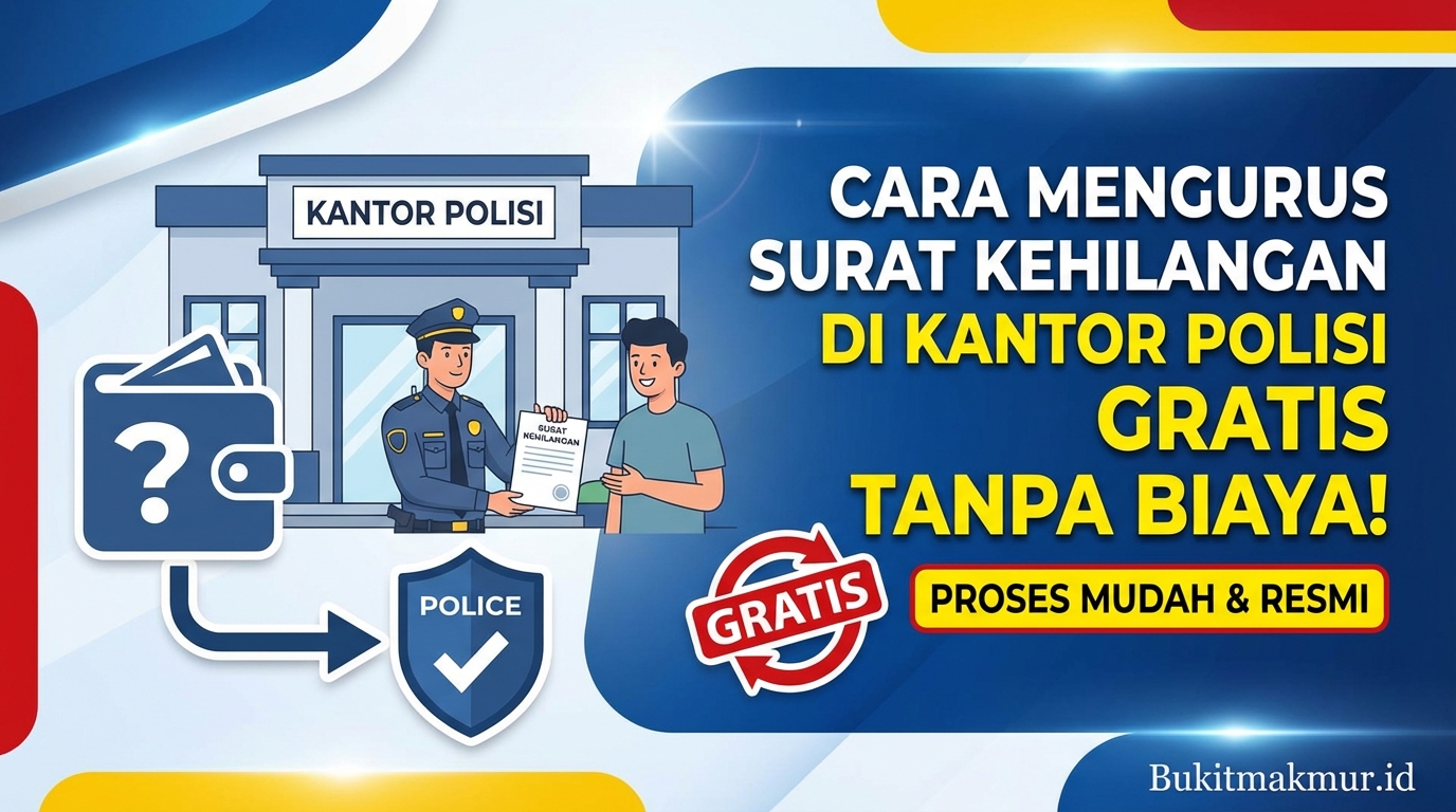 Cara Mengurus Surat Kehilangan di Kantor Polisi Gratis Tanpa Biaya!
