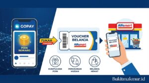 Cara Menukarkan Poin Reward GoPay Menjadi Voucher Belanja Alfamart Terdekat