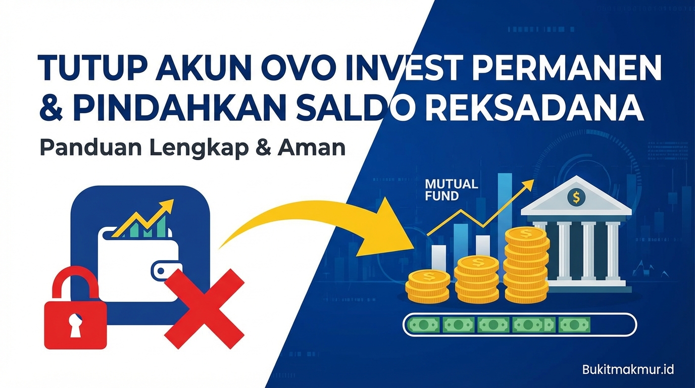 Cara Menutup Akun OVO Invest Secara Permanen dan Memindahkan Sisa Saldo Reksadananya