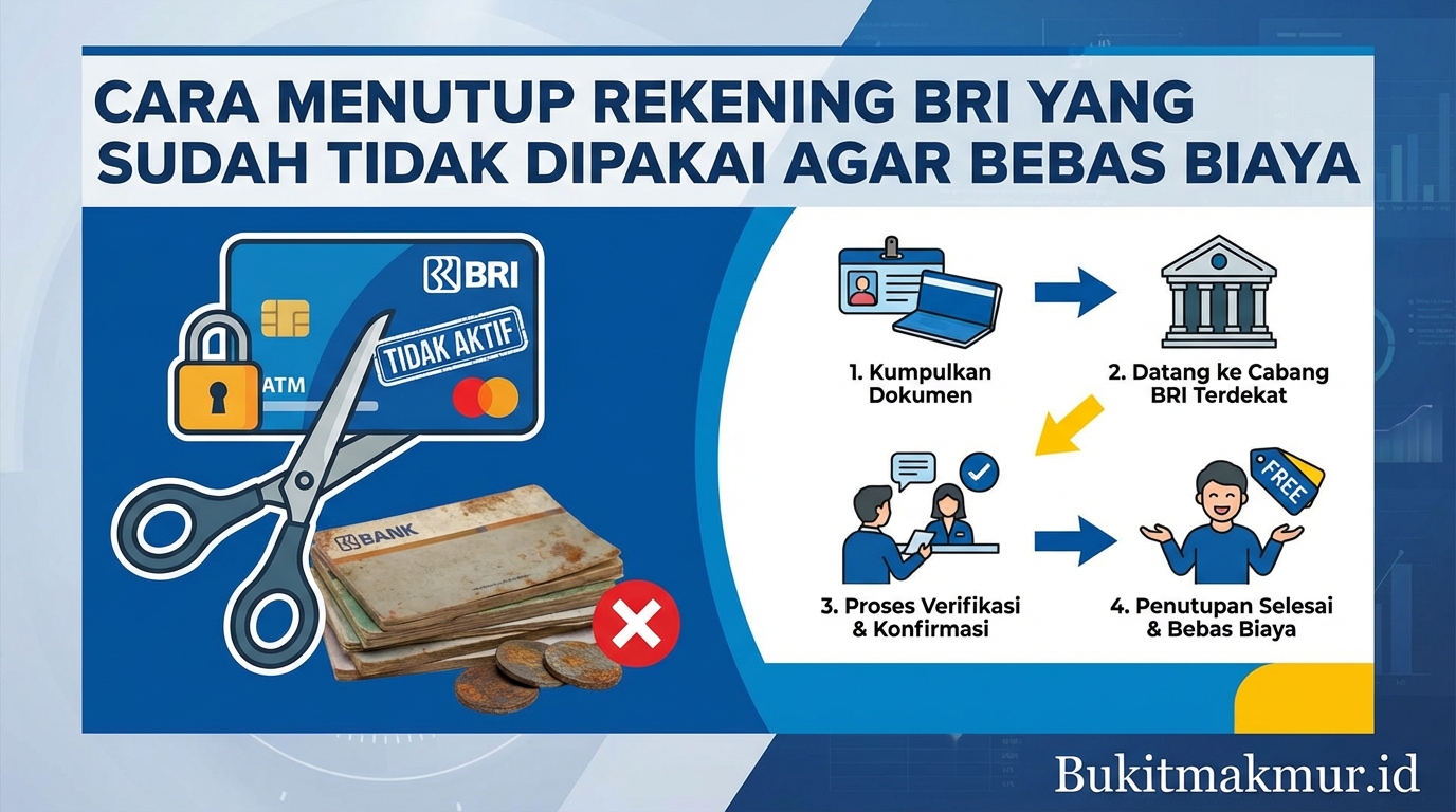 Cara Menutup Rekening BRI yang Sudah Tidak Dipakai Agar Bebas Biaya