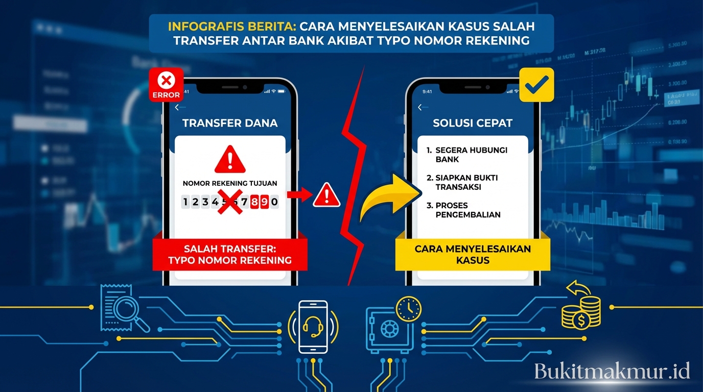 Cara Menyelesaikan Kasus Salah Transfer Antar Bank Akibat Typo Nomor Rekening