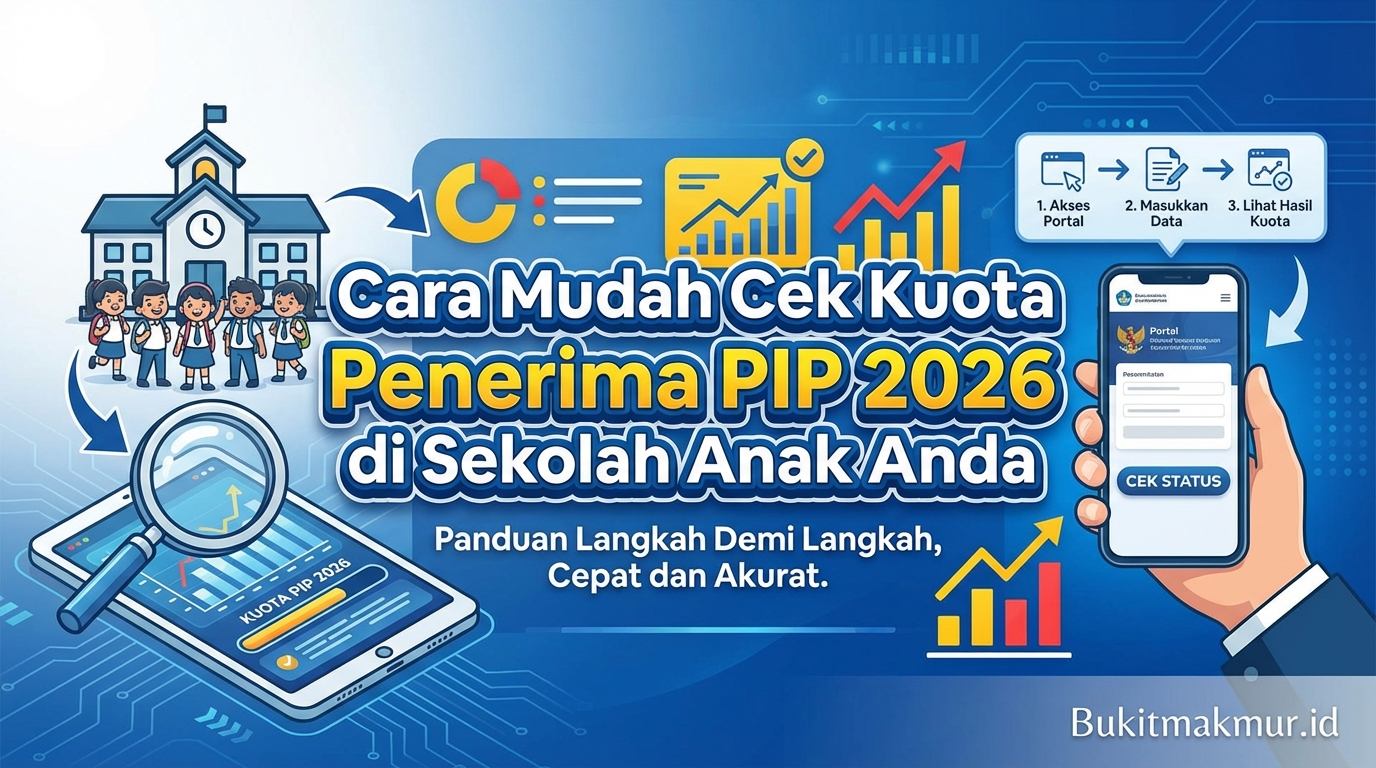 Cara Mudah Cek Kuota Penerima PIP 2026 di Sekolah Anak Anda