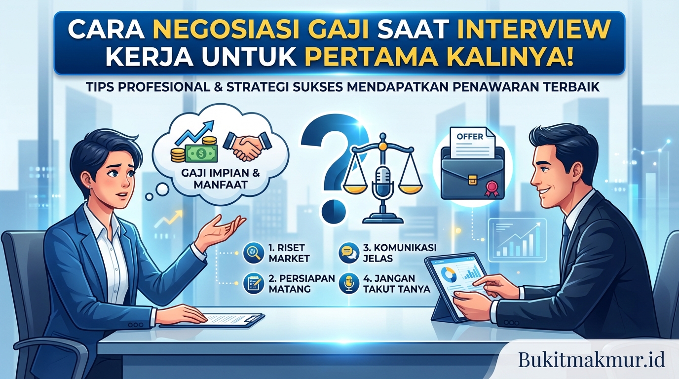 Cara Negosiasi Gaji Saat Interview Kerja untuk Pertama Kalinya!
