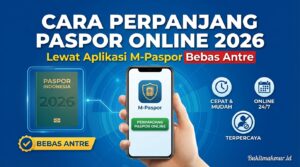 Cara Perpanjang Paspor Online 2026 Lewat Aplikasi M-Paspor Bebas Antre