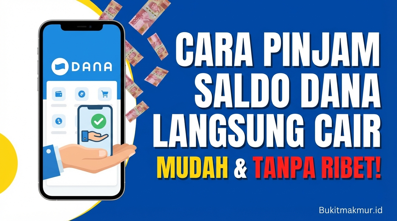 Cara Pinjam Saldo DANA yang Langsung Cair, Mudah dan Tanpa Ribet!