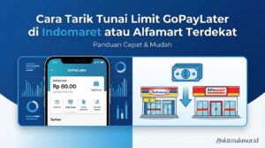 Cara Tarik Tunai Limit GoPayLater di Indomaret atau Alfamart Terdekat