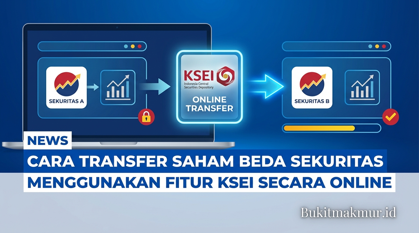 Cara Transfer Saham Beda Sekuritas Menggunakan Fitur KSEI Secara Online