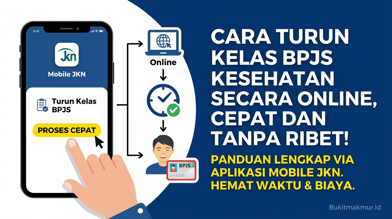 Cara Turun Kelas BPJS Kesehatan Secara Online, Cepat dan Tanpa Ribet!