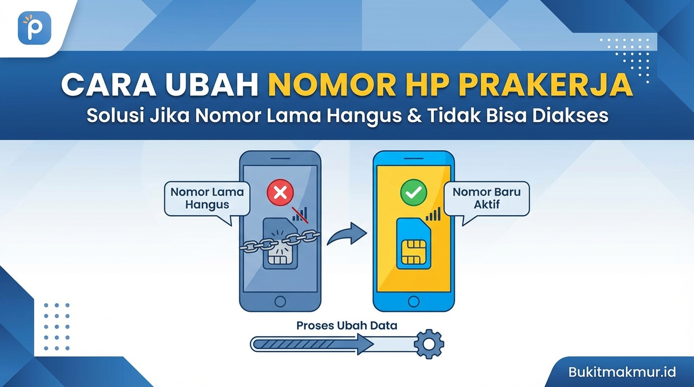 Cara Ubah Nomor HP di Akun Prakerja Jika Nomor Lama Hangus