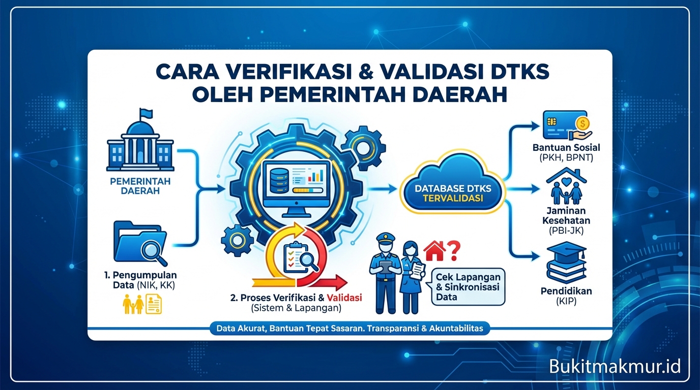 Cara Verifikasi dan Validasi Data DTKS oleh Pemerintah Daerah