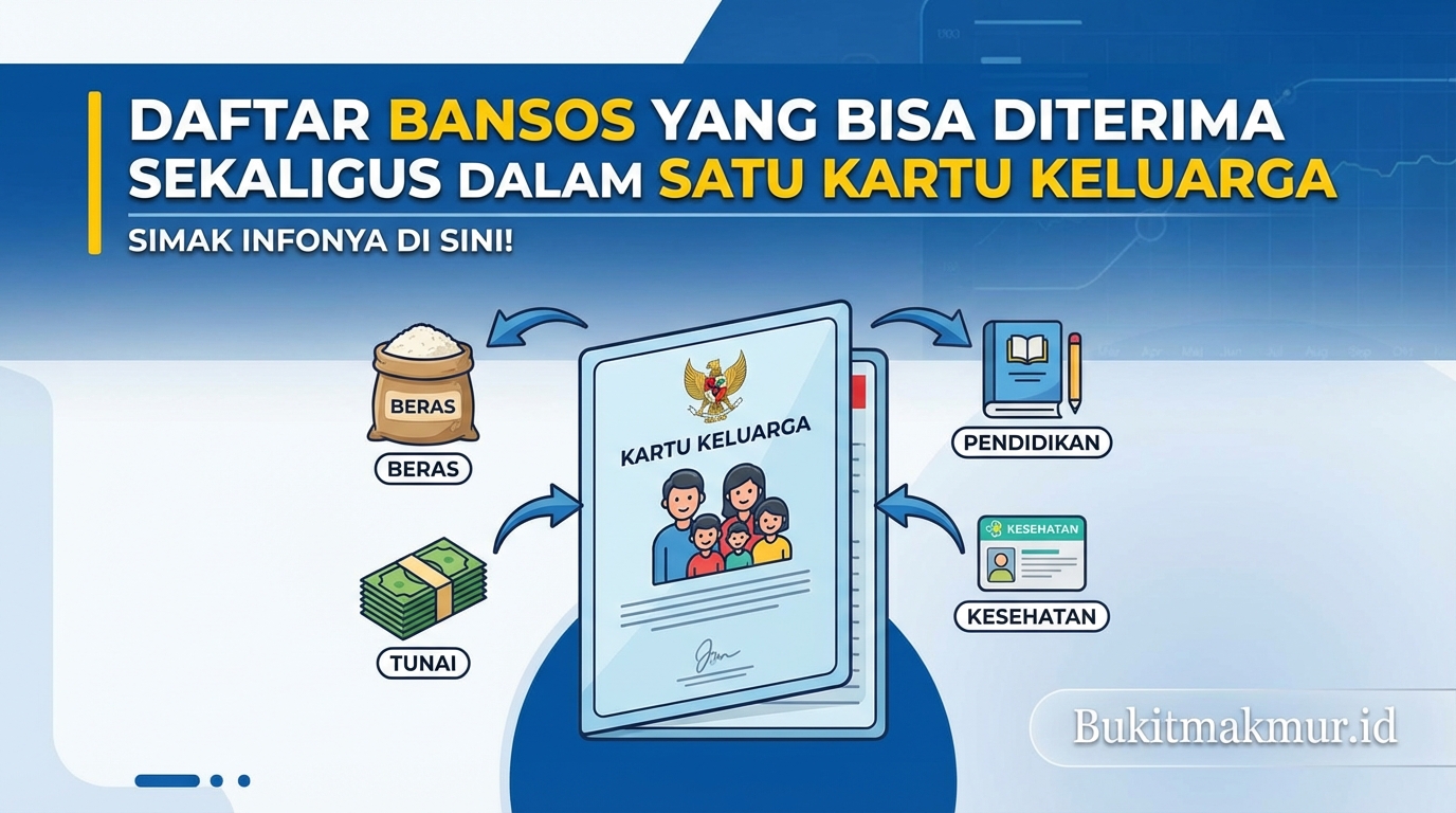 Daftar Bansos yang Bisa Diterima Sekaligus dalam Satu Kartu Keluarga