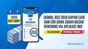 Jadwal BSU 2026 Kapan Cair dan Ciri Dana Sudah Masuk Rekening via Aplikasi JMO