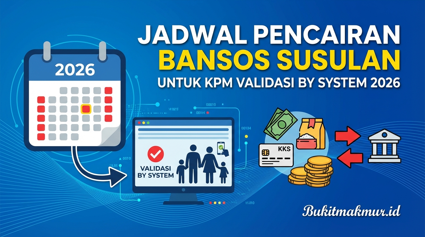 Jadwal Pencairan Bansos Susulan untuk KPM Validasi by System 2026